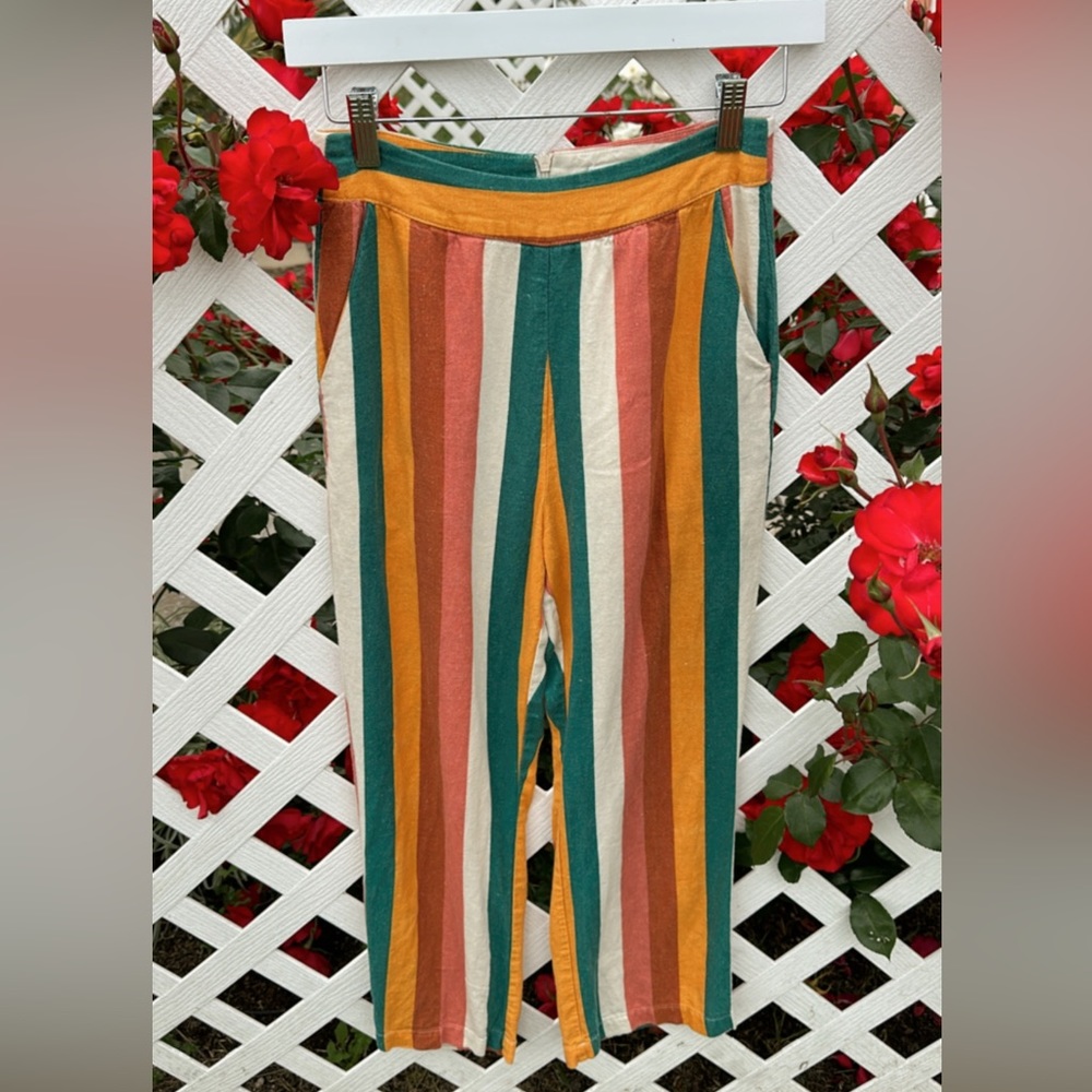 Striped vintage trousers
